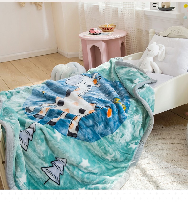 BABY BLANKET - BLUE - Image 1